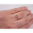 thumbnail image 4 of 1Ct Round Real Moissanite Women's Nail Wedding Ring 14k Two Tone Gold Plated, 4 of 4