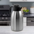 thumbnail image 3 of MegaChef 2L Stainless Steel Thermal Beverage Carafe for Coffee and Tea, 3 of 3