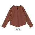 thumbnail image 3 of Felirenzacia Women's T-shirt Long Sleeved Shirt Plus Size Long Sleeved crewneck top, 3 of 6