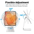 thumbnail image 3 of Soporte para tableta AboveTek Elegant Aluminium para iPad de 7-13 pulgadas, 3 of 9