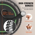 thumbnail image 4 of STAWAY Trampoline D\'entraînement Physique Pliable Mini de 40 Pouces pour Adultes - Capacité de 330 lbs, Poignée Réglable, Élastiques Haute Résistance, Rangement Facile, Installation Rapide, 4 of 9