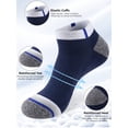 thumbnail image 2 of ARWSER Men's 15 Pairs Ankle Socks Breathable Casual Athletic Socks, Multi-Purpose Low Cut Daily Sports Wear Socks for Men, 2 of 7