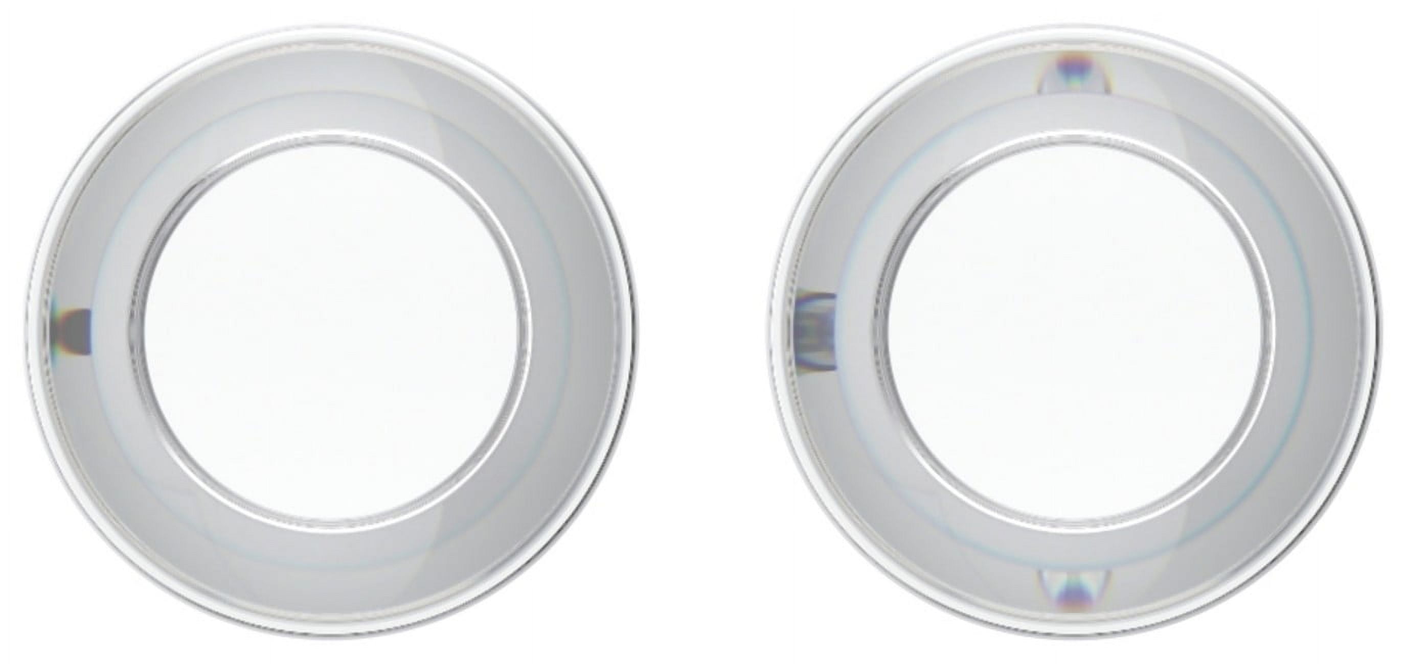 Baldwin PVCCYCRR260 Contemporary Crystal Privacy Door Knob Set - Chrome