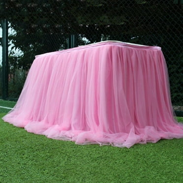 Multi Colors Table Skirt Tutu Tulle Fabric For Wedding Party Table Decoration Textile