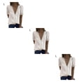 thumbnail image 3 of Sonducket Camiseta Mujer Cuello Lavable Encaje Blusa Camisa Type1 NO1, 3 of 6