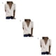 thumbnail image 1 of Camiseta de gasa Minnieouse para mujer manga corta cuello en V informal elegante, 1 of 6