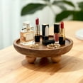 thumbnail image 4 of 1Pc Wooden Display Stylish Organizer & Decorative Riser,Kitchen Island Decor Tray,Versatile & Stylish Wooden Pedestal Stand Decor Tray for Candles,Plants,Vases and Farmhouse Kitchen Entry Decor, 4 of 8