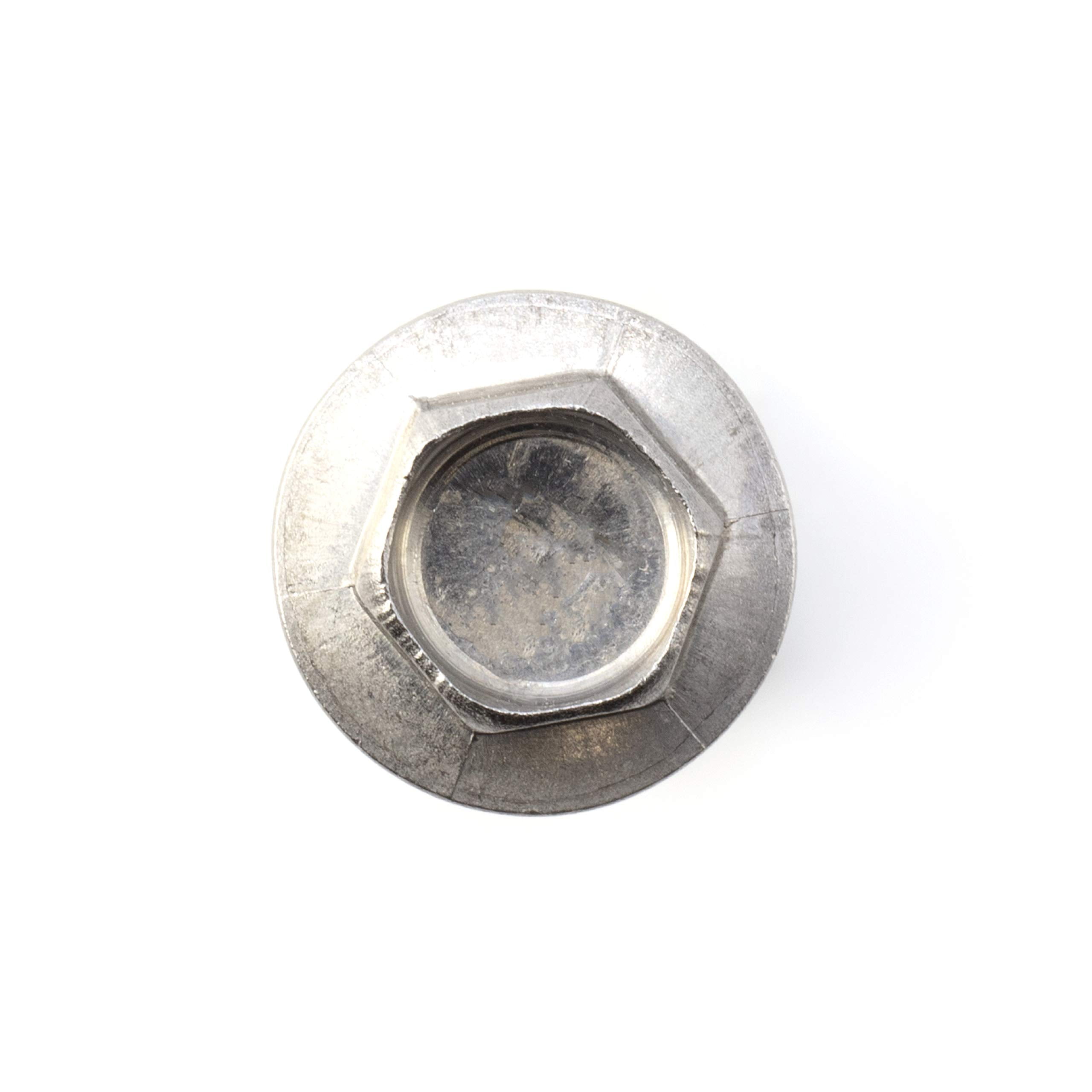 THE CIMPLE CO - 100pc Stainless Steel Self Drilling Tapping Screws #12 x 1 1/4" Hex Washer Head