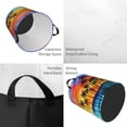 thumbnail image 4 of PHELIKA Palm Trees Silhouette At Sunset 02 Laundry Basket 65L Large Foldable Round For Dirty Clothes Toy Storage, 4 of 6