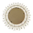 thumbnail image 5 of Soleil Tan Bamboo Round Boho Wall Mirror, 5 of 6