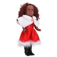 thumbnail image 1 of Juego de muñecas navideñas de 19 pulgadas, bonito juguete para bebé con pelo rizado, muñecas navideñas para niños KidQ18-522, 1 of 5