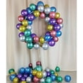 thumbnail image 6 of Fymlhomi Metallic Assorted Balloons for Party Thick Latex Chrome Balloons for Birthday Wedding Engagement Anniversary Christmas Festival Picnic or Any Friends & Family Party Decorations, 6 of 11