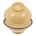 thumbnail image 4 of FELTECHELECTR 2Pcs Retro Enameled Bowls Soup Basin Yellow 16.0x16.0x7.0in For Household Item, 4 of 8