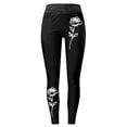 thumbnail image 4 of HEILAU Independence Day Leggings for Women 4th of July Casual Fashion Tight Sports Yoga Pants Colorful Flower Butterfly Print Patiotic Tights, 4 of 4