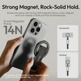thumbnail image 6 of Ulanzi MA60 Foldable Magnetic Phone Tripod, MagSafe-Compatible Aluminum Stand for iPhone & Android, Lightweight 65g Portable Tripod for Travel, Vlogging & Live Streaming, 6 of 9