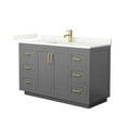 thumbnail image 6 of Wyndham Collection Wcf292954s-Qtz-Unsmxx Miranda 54" Free Standing Single Basin Vanity Set, 6 of 7