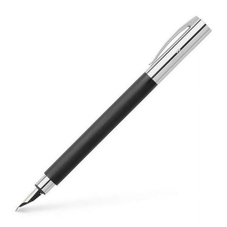 Faber-Castell Ambition Fountain Pen, Black Resin - Extra Fine - FC-148142