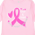 thumbnail image 4 of Inktastic Love, Care, Cure Breast Cancer Awareness Pink Ribbon Boys or Girls Long Sleeve Toddler T-Shirt, 4 of 5