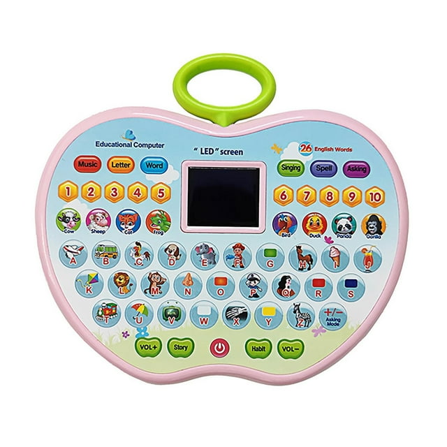 Hearth & Gear LED English Learning Machine Children's Early Education Machine Smart Toys English Tab Let Point Reading Machine Theology for Education Education in Movement Spaces Early Viewer Numbers