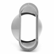 Angle View: Meterk 150MM Flat Mouth Portable Air Conditioner Window Slide Kit Plate Exhaust Hose Connector