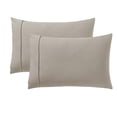 thumbnail image 2 of Set de fundas de almohada Sweet Home Collection, franela estándar, beige, 2 of 5