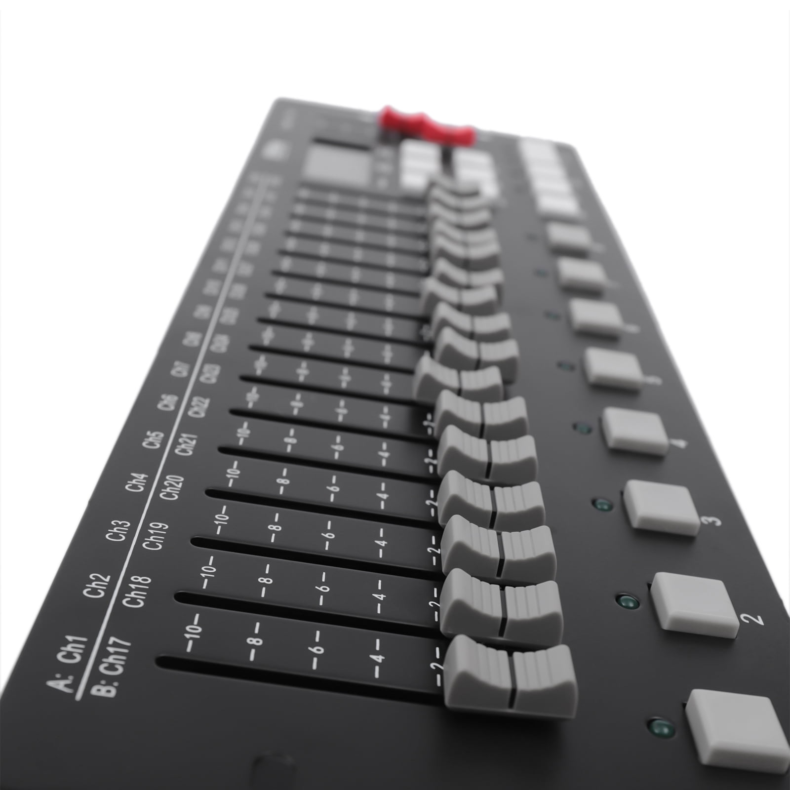 Miumaeov DMX Light Controller, 192ch DMX Lighting Console, Simple Lighting Board Controller for Stage Lights, DJ Light and KTV, Size: 50*14*6 cm/ 19.6