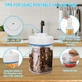 thumbnail image 5 of Electric Mason Jar Vacuum Sealer Set Wide & Regular For Food Saver Sealers Kit, 5 of 6