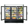 thumbnail image 2 of Maxx Cold Triple Glass Door Merchandiser Freezer, 81", 72 cu. ft. Capacity, in Black (MXM3-72FBHC), 2 of 7