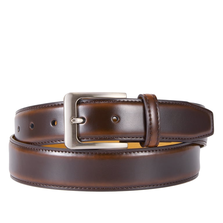 FIANMY Men's Genuine Leather Dress Belt, Classic Design photo 4