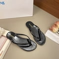 thumbnail image 6 of 2026 Women's Flip Flops Comfortable Arch Support Summer Beach Walking Thong Cushion Sandals Ladies Outdoor Vacation Essentials Slide Shoes(Black,7), 6 of 8