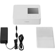 Canon SELPHY CP1500 Photo Printer (White) + Canon KP-36IP Color Ink and Paper Set + More Bundle(International Model)