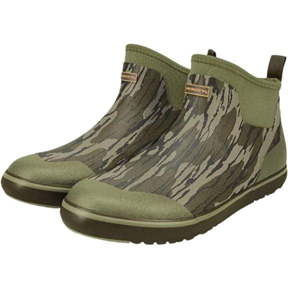 Muddy Outdoors Men's DV8 Deck Boots Rubber Mossy Oak Bottomland 8 D