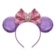 thumbnail image 1 of Diadema con orejas de ratón de Spiderman de Disney, lazos para el pelo de lentejuelas, personaje para niños y mujeres, diadema de Festival, accesorios para el cabello para niñas, fiesta Gao Jinjia LED, 1 of 2