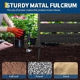 thumbnail image 6 of EuKer Decorative Fences, 49.6" Tall Outdoor Privacy Panel for Air Conditioner Units, Trash Cans, Pool Equipment, Black (2 Panels), 6 of 8