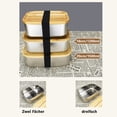 thumbnail image 3 of Compañero de cena sostenible, caja bento de bambú con construcción de acero inoxidable a prueba de fugas para comidas sin complicaciones, 3 of 6