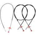 thumbnail image 2 of Paquete de 3 drenajes de plomería, desagües obstruidos de serpiente, pelo de barrena de serpiente TFixol Taladro de cable, 2 of 7