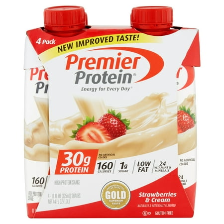 Premier Protein Strawberry Shake - 11 fl oz/4ct