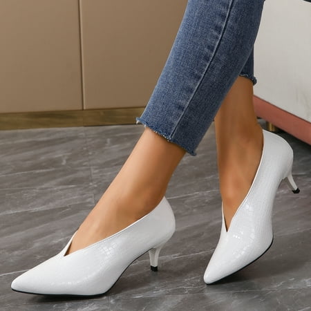 

Fashionable Snakeskin Printed Stiletto Heels High-heeled Shoes High Stiletto