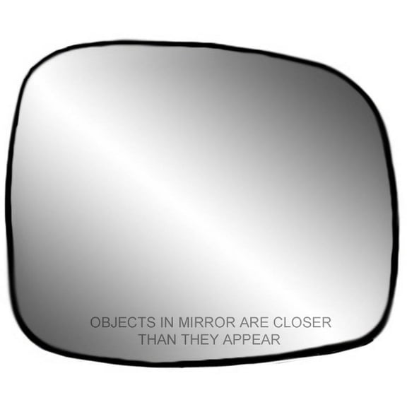 80243 - Fit System Passenger Side Non-heated Mirror Glass w/ backing plate, Hyundai Sorento 03-09, 4 5/ 8" x 7 3/ 16" x 7 3/ 4" Fits select: 2003-2009 KIA SORENTO