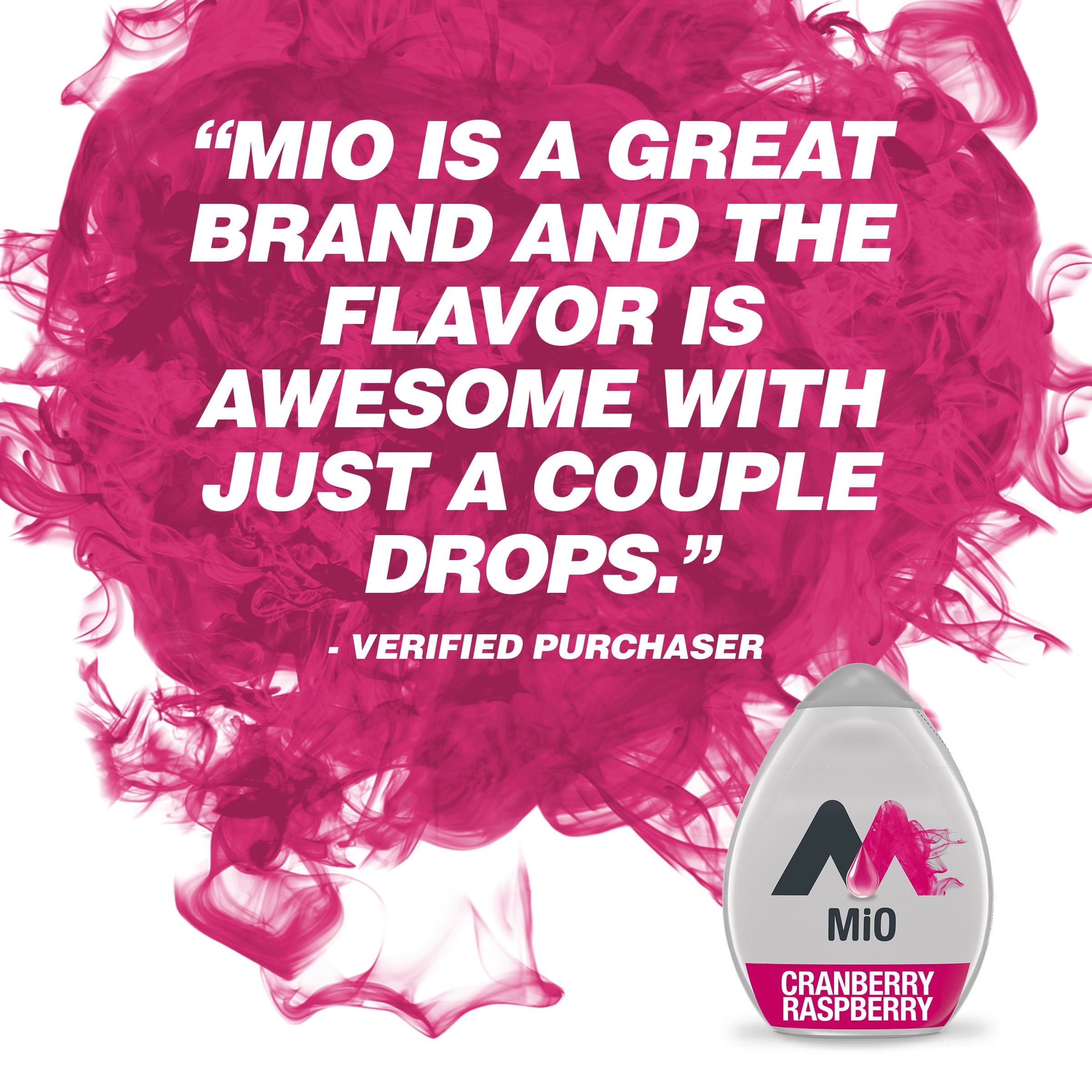 MiO Cranberry Raspberry Naturally Flavored Liquid Water Enhancer, 1.62 fl oz Bottle