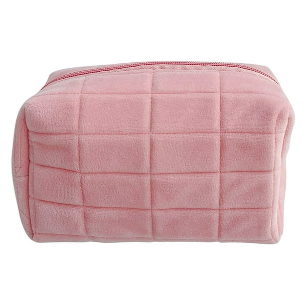 Neceser Felpa Con Organizador Neceser Maquillaje (rosa)