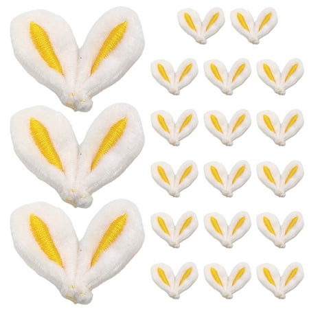 

20pcs Adorable Rabbit Ears Charms Hairpin Decor Hair Clip Making Accessories