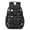 Sun and Crystal Ball Gothic Pattern, variant on Sun and Crystal Ball Gothic Pattern 17" Waterproof Oxford School Backpacks for Teens, S-Shape Padded Straps, for School, Travel, Hiking, Camping