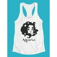thumbnail image 3 of Aquarius Sign Doodle Tank Women -Image by Shutterstock, Female Medium, 3 of 4