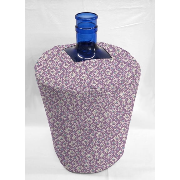 Crazy for Daisies Water Bottle Cover by Penny's Needful Things (3 Gallon Cover)(Top Spout) (Lilac)
