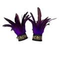 thumbnail image 1 of 2 piezas de muñequeras de plumas de imitación para mujer, muñequeras de plumas para Halloween, Carnaval, baile latino, Showgirl Prom, 1 of 9