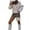 Apricot Color, variant on Women Crop Pea Coat Wool Blend Office Work Lapel Collar Short Winter Jacket Trench Coat Gray M