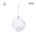 thumbnail image 1 of 3PCS Hot Home Decor DIY Wedding Decor Christmas Tree Decoration Ball Glitter Foam Ball White Petal Balls Pendant Holiday Decor 8CM 2, 1 of 8