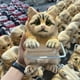 thumbnail image 1 of Portarrollos de Papel Higiénico Decorativos con Forma de Gato para Montar En La Pared, 1 of 6