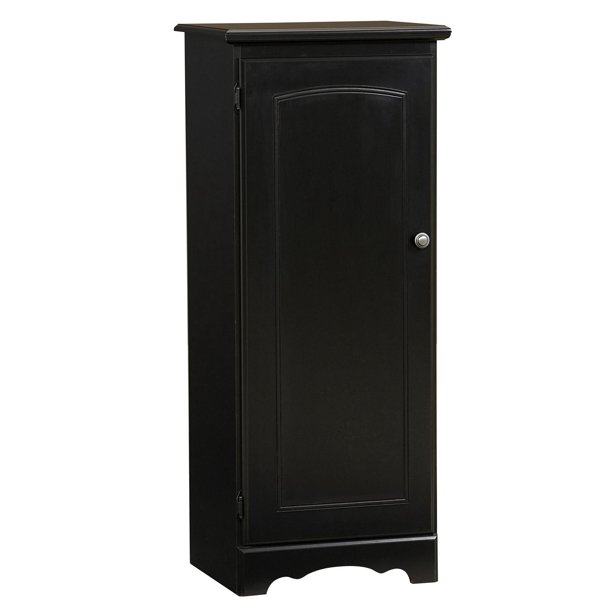 3Shelf Narrow Base Pantry in Black